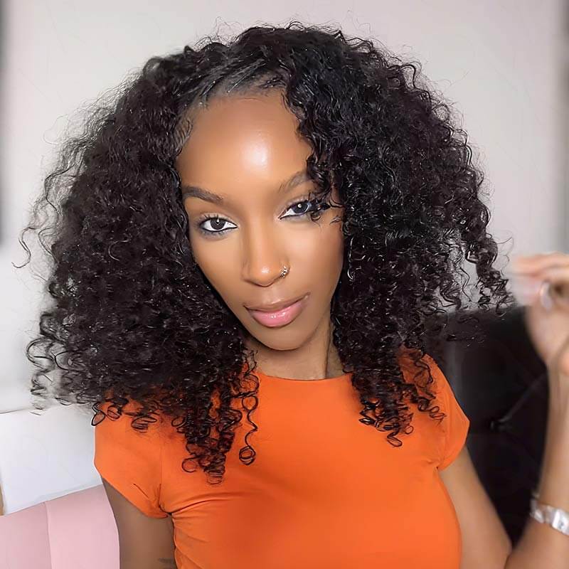  twist curly half wig 18“
