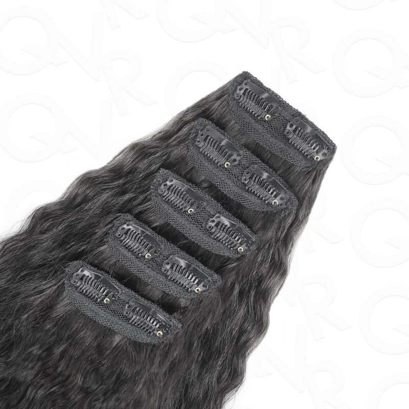 5pcs volumizer clip in extensions for added fullness