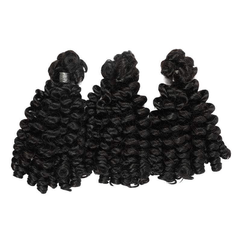 3 packs bouncy curly hair extensions bulk braiding hair