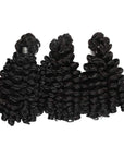 3 packs bouncy curly hair extensions bulk braiding hair
