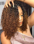T1B/30-small kinky curly-18''-5 packs crochet hair
