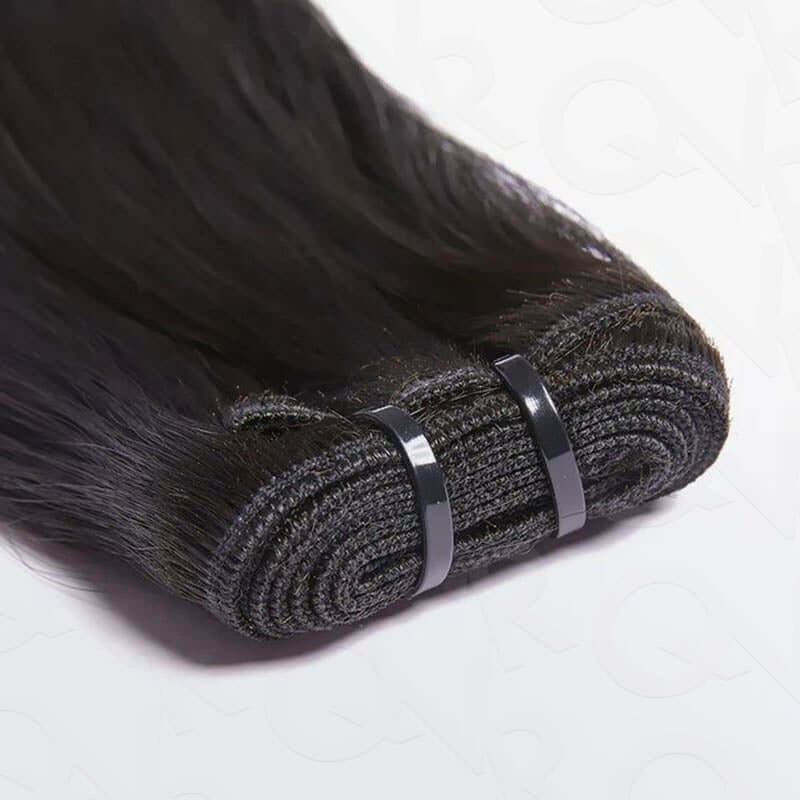 premium straight human hair weave extensions
