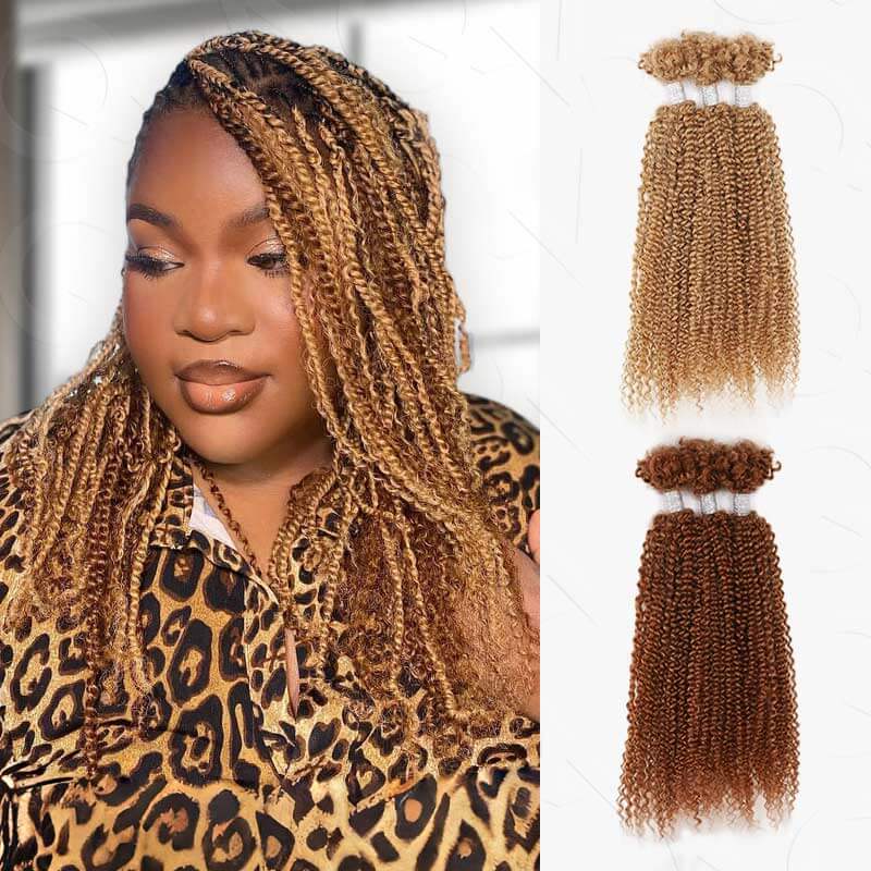 qvr #27+#30 passion twist human hair extensions for braidings