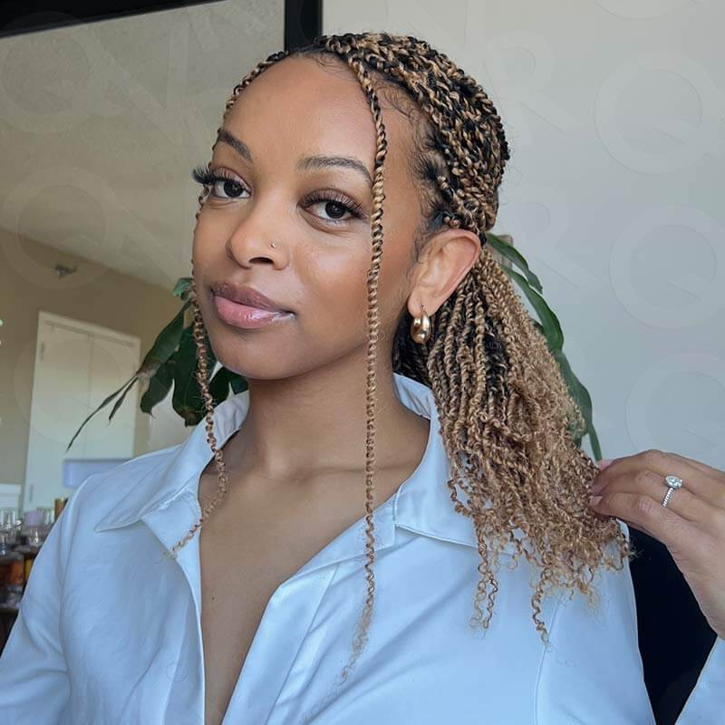 honey blonde human hair passion twist hair extensions