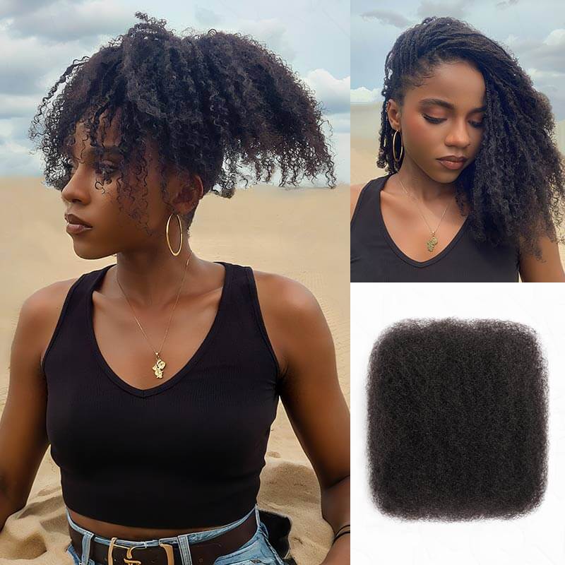 afro kinky bulk hair for braiding protective style