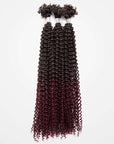dark burgundy ombre kinky v bulk passion twist hair