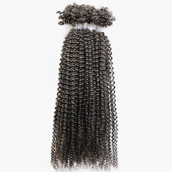 salt pepper colored passion twist hair
