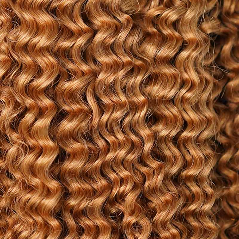 water wave curls of honey blonde qvr crochet braiding hair