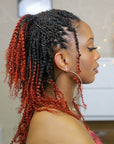 t2/350 copper ends passion twist braiding hair