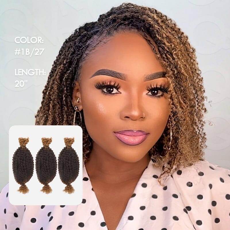 natural-looking spring twists in blended blonde ombre