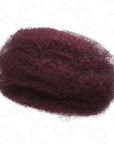 1b/99j dark burgundy color afro kinky bulk hair