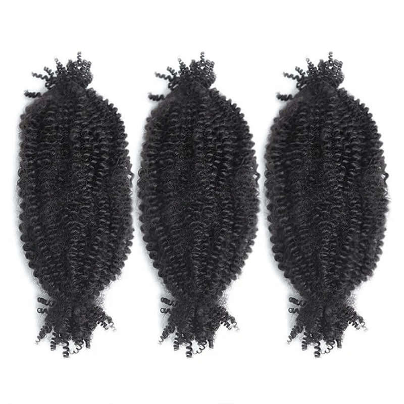 black afro kinky human hair spring twist for black women 