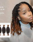 14" to 24" t1b/30 ombre human hair spring twists