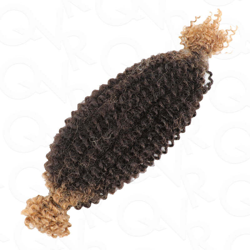 ombre spring twists with a fluffy and voluminous finish