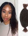 natural black with brown highlight spring twist hair extensions