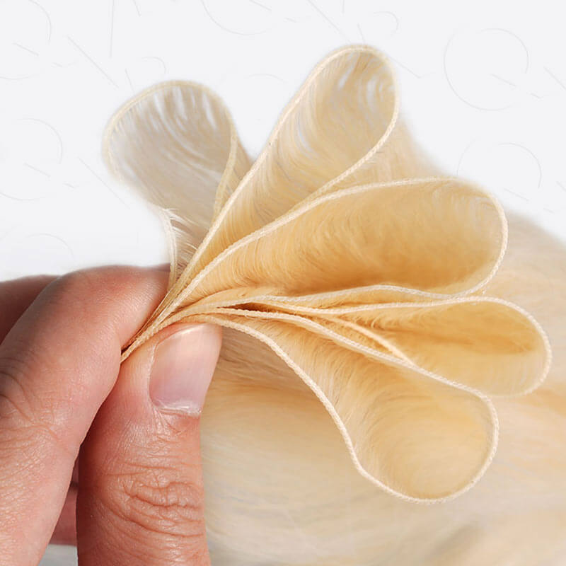 details of new weft genius weft quick weave hair extensions