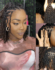 natural type 3c 4a spring twist human hair for protective styles