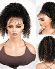 QVR Drawstring Ponytail Extension Twist Curly Human Hair Ponytail Hairstyle