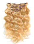 highlighs virgin clip in human hair extensions