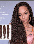 22 inch real look of qvr water wave crochet hair extensions