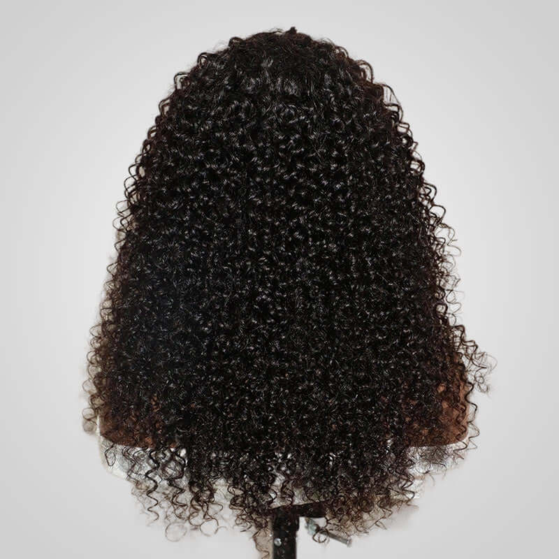 glueless human hair wigs with fringe no glue no stress