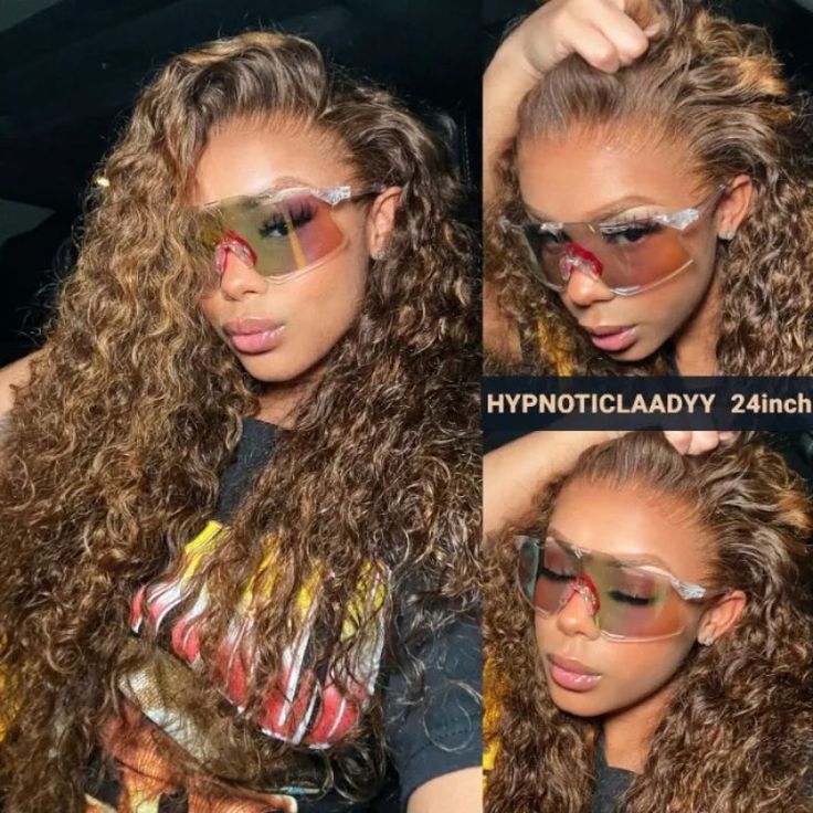 natural-looking ombre hair wear and go wig with soft water wave texture