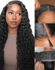 water wave wear and go wig with HD lace closure