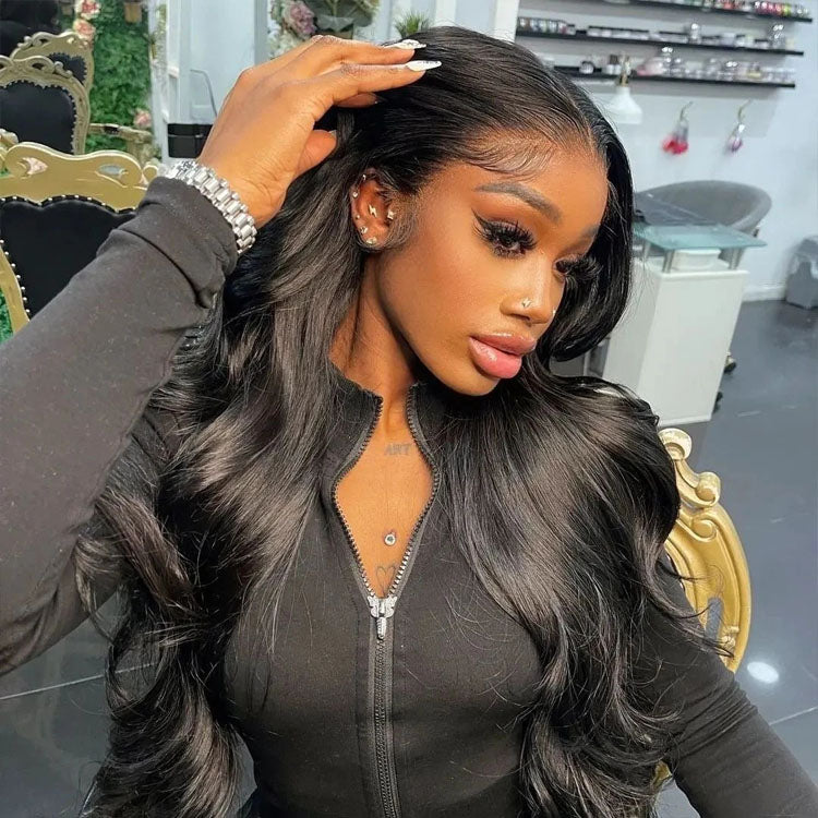 glueless body wave wear and go wig for beginners