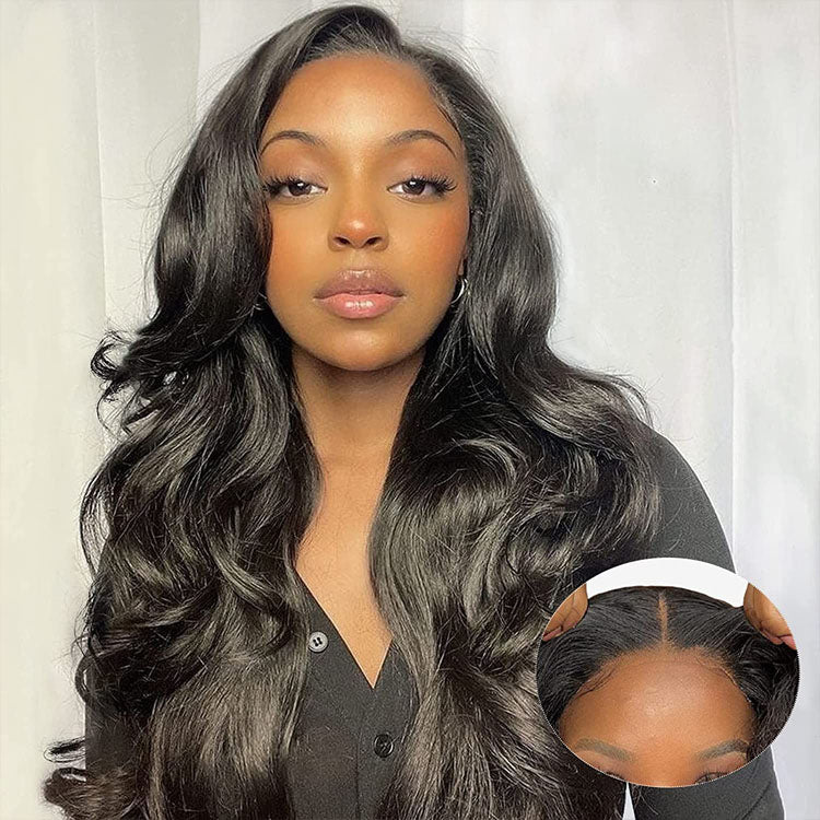glueless 4x4 HD lace human hair wear and go wig