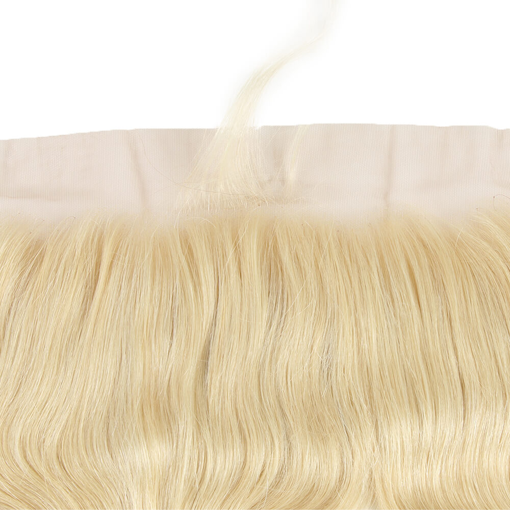 613 blonde body wave human hair weave with 13x4 lace closure