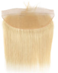 silky straight 613 blonde human hair with 13*4 lace frontals