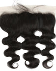 qvr body wave natural black 13*4 lace frontal human hair