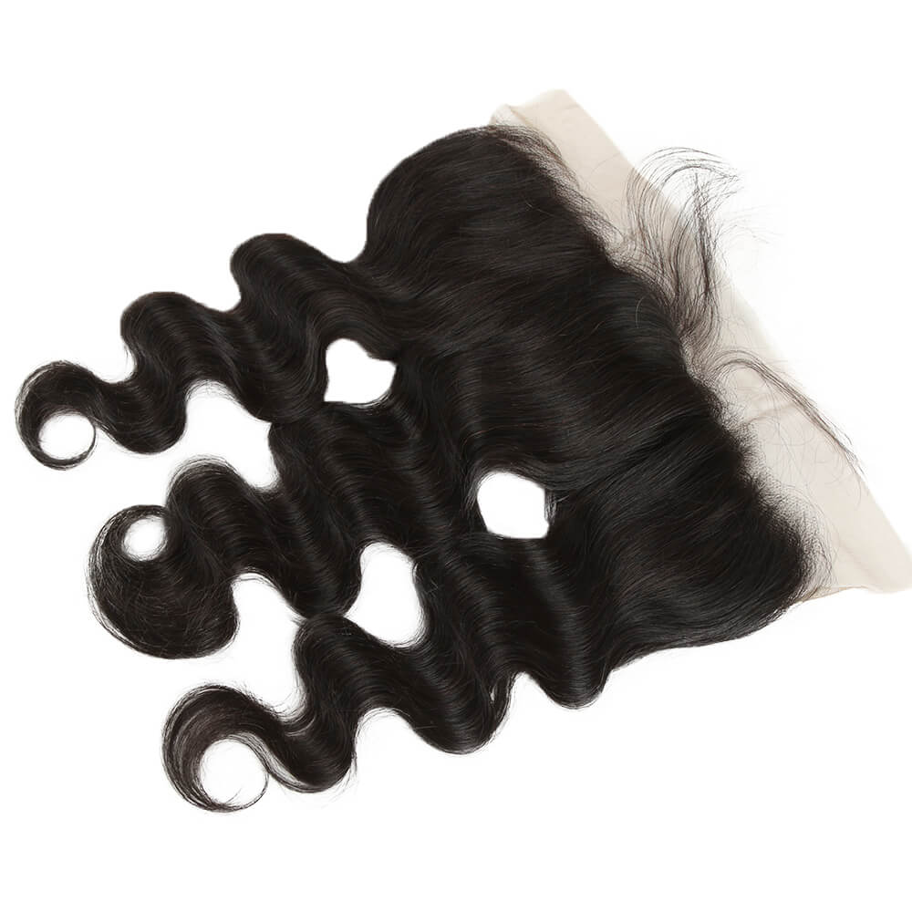 body wave natural black 13*4 lace frontal human hair