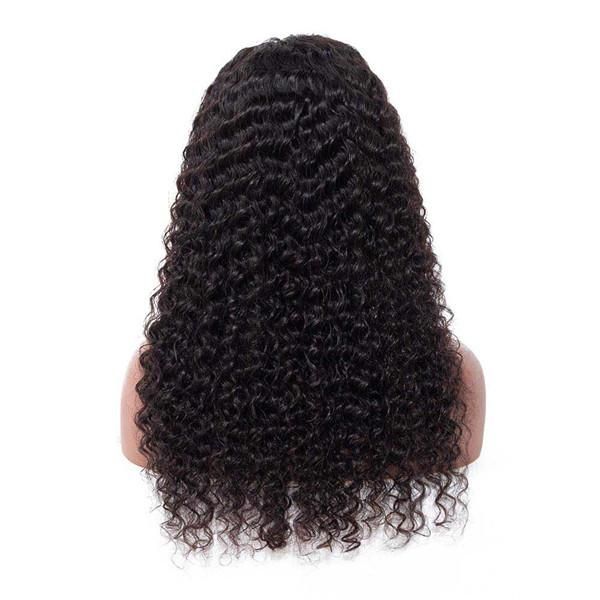 qvr hd lace wigs full lace transparent water wave curly wig for seamless fit