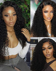 qvr hd lace wigs 13x6 kinky curly wig virgin human hair for seamless blend