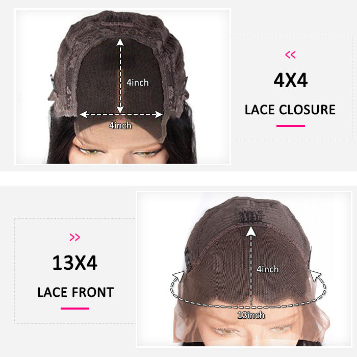 QVR Straight 13x4/4x4 Lace Front Wig With 