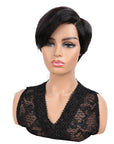 soft and sleek 100 human hair pixie cut wigs