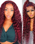 glueless wigs 16-30 inch deep wave for voluminous curls