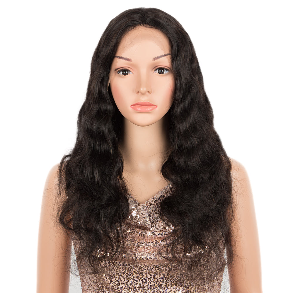 human hair lace wigs with baby hair for sleek black style