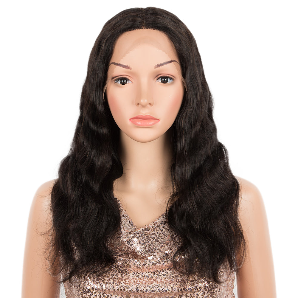 body wave human hair lace wigs with pre-plucked hairline