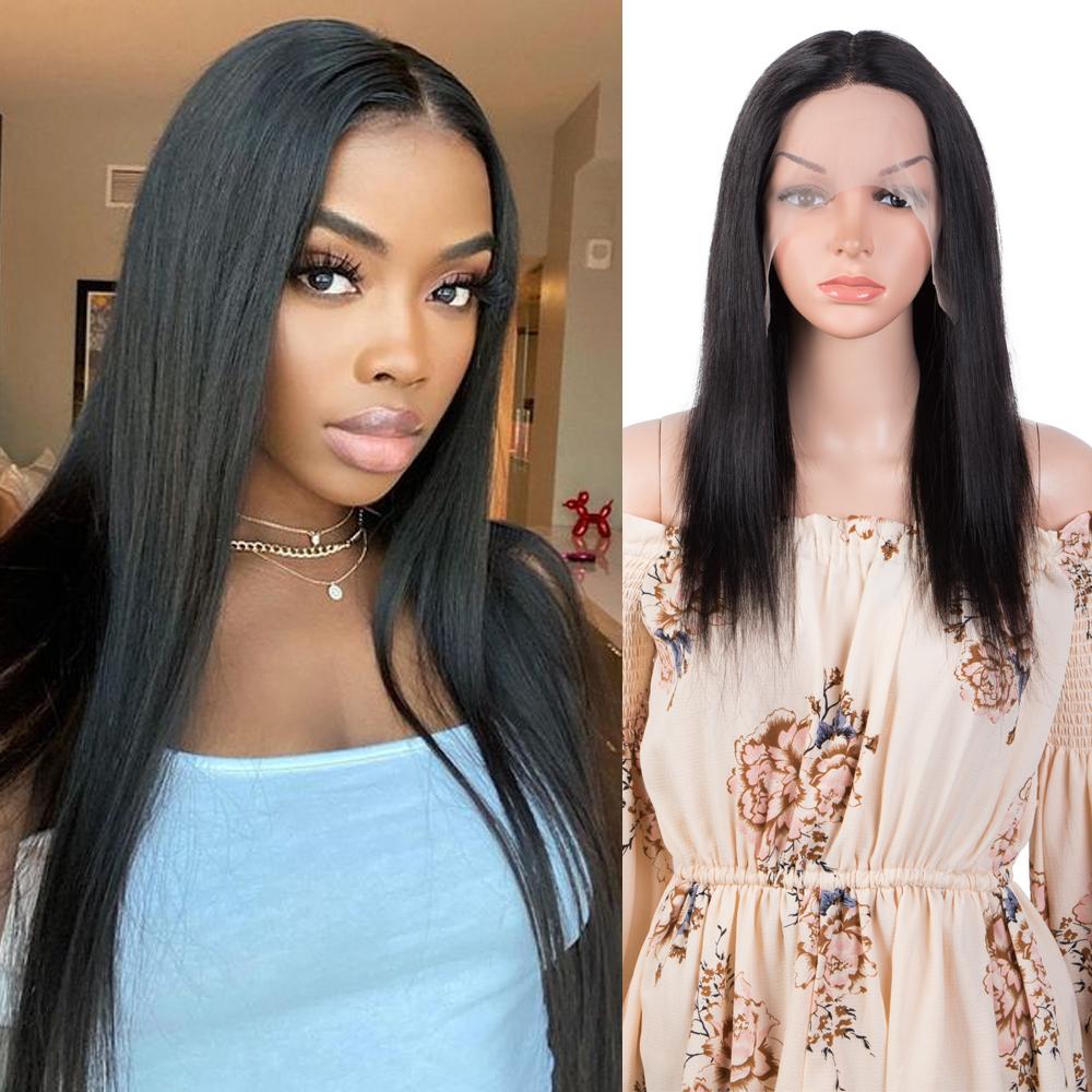 qvr wigs virgin human hair 13x6 lace frontal straight wig