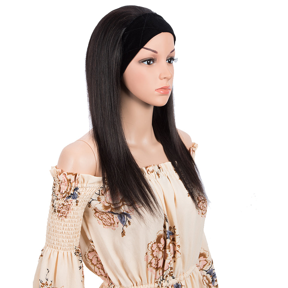 headband wigs no lace easy wear