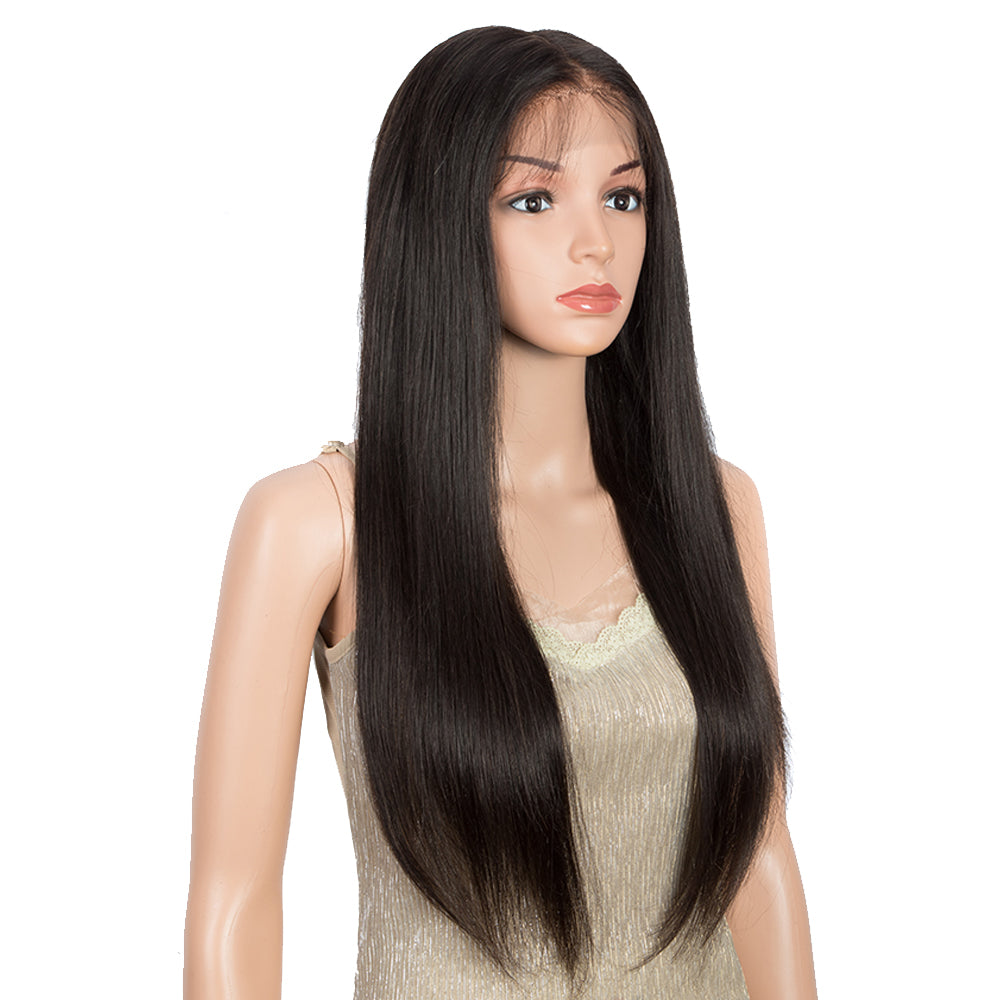 qvr lace frontal wigs, virgin human hair straight style