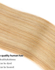 glossy piano blonde 27/613 silky straight virgin human hair bundles