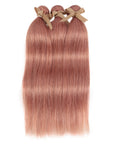 qvr soft pink straight human hair bundles