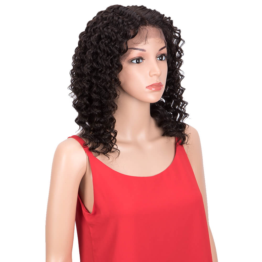 qvr wigs virgin human hair deep wave wig for bold beauty