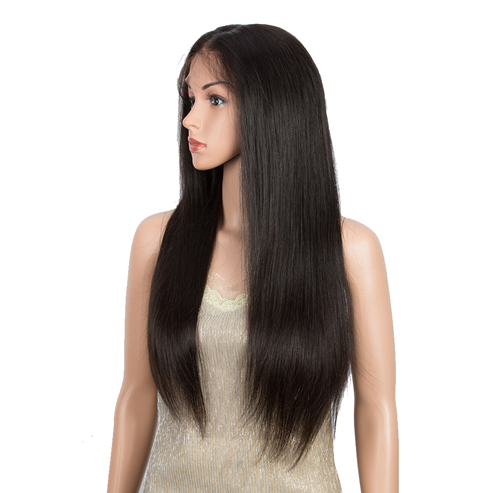 13x6 lace frontal human hair wigs with bleach knots