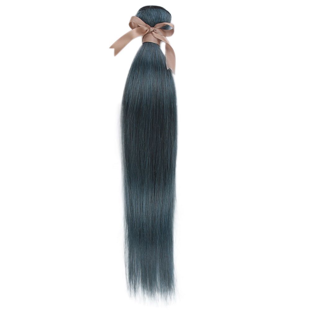 ink blue jade shade straight raw hair bundles