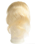 high quality body wave 613 blonde virgin human hair with 4x4 lace closure