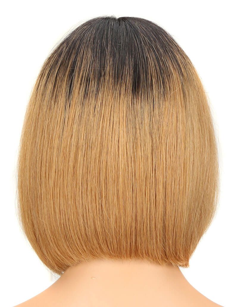 10&quot; lace front bob wigs with natural finish